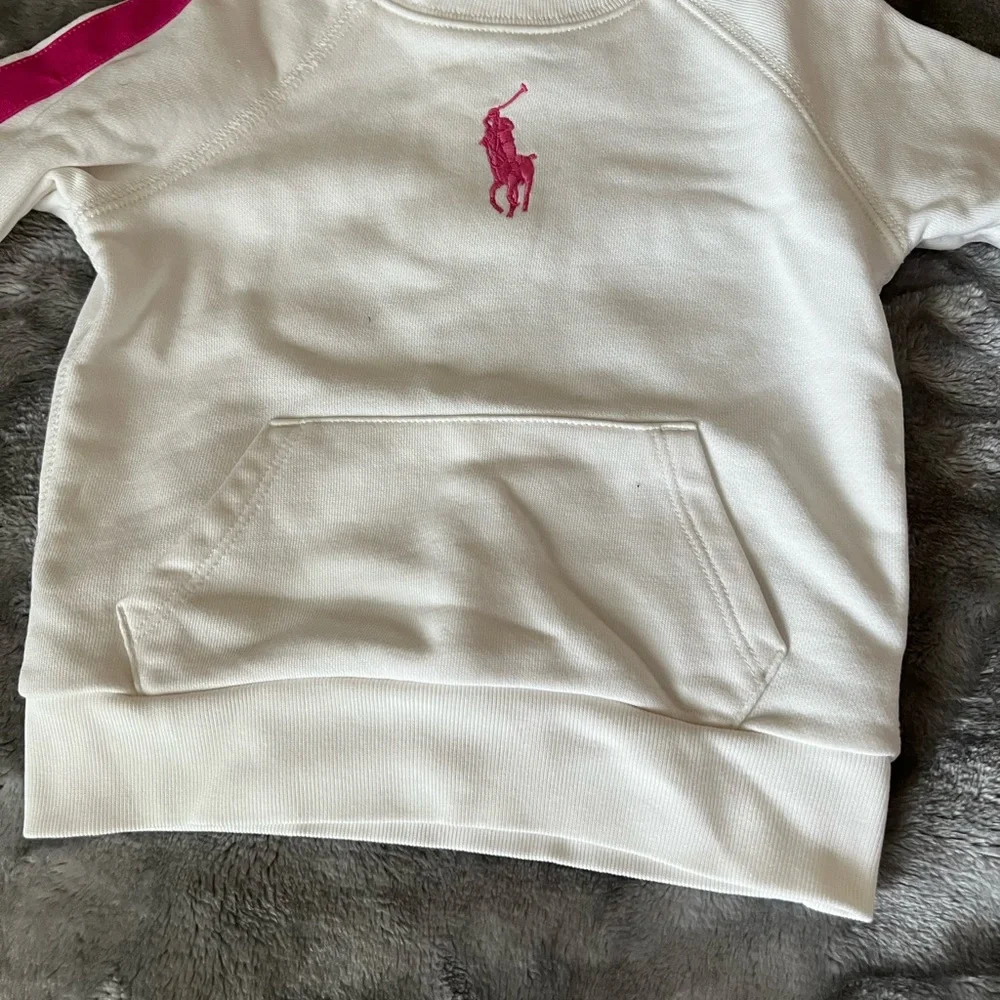 Ralph Lauren White & Pink Sweat Set